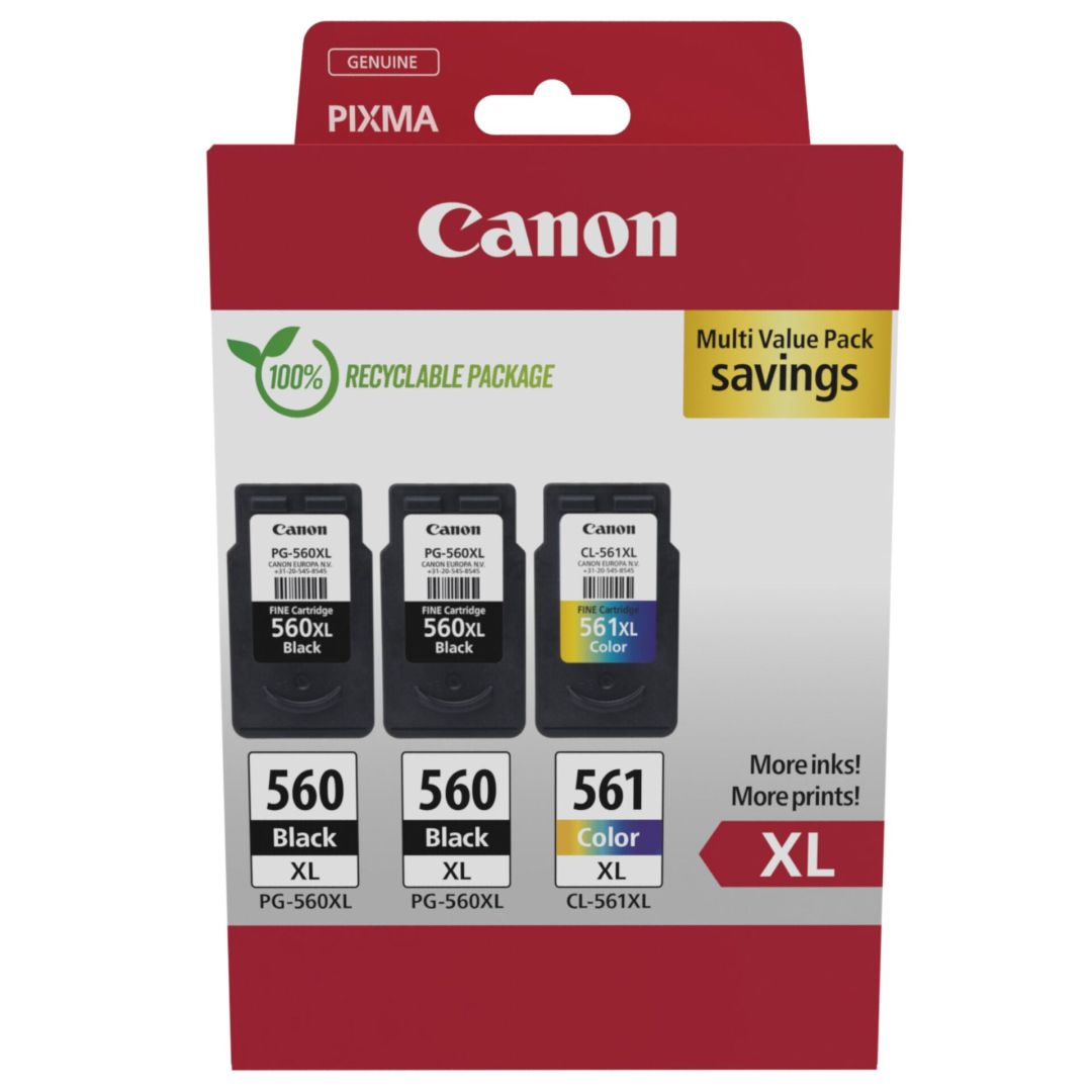 Canon 2xPG-560 XL + CL-561 XL Multipack tintapatron Canon 2xPG-560 XL + CL-561 XL Multipack tintapatron