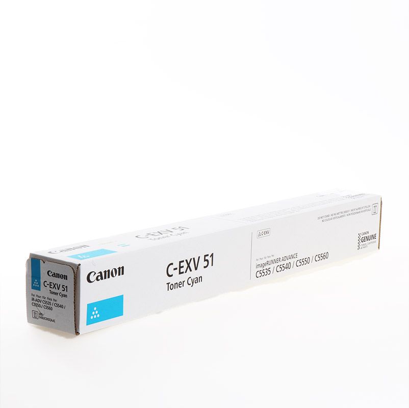 Toner Canon C-EXV51 Cyan toner Toner Canon C-EXV51 Cyan toner