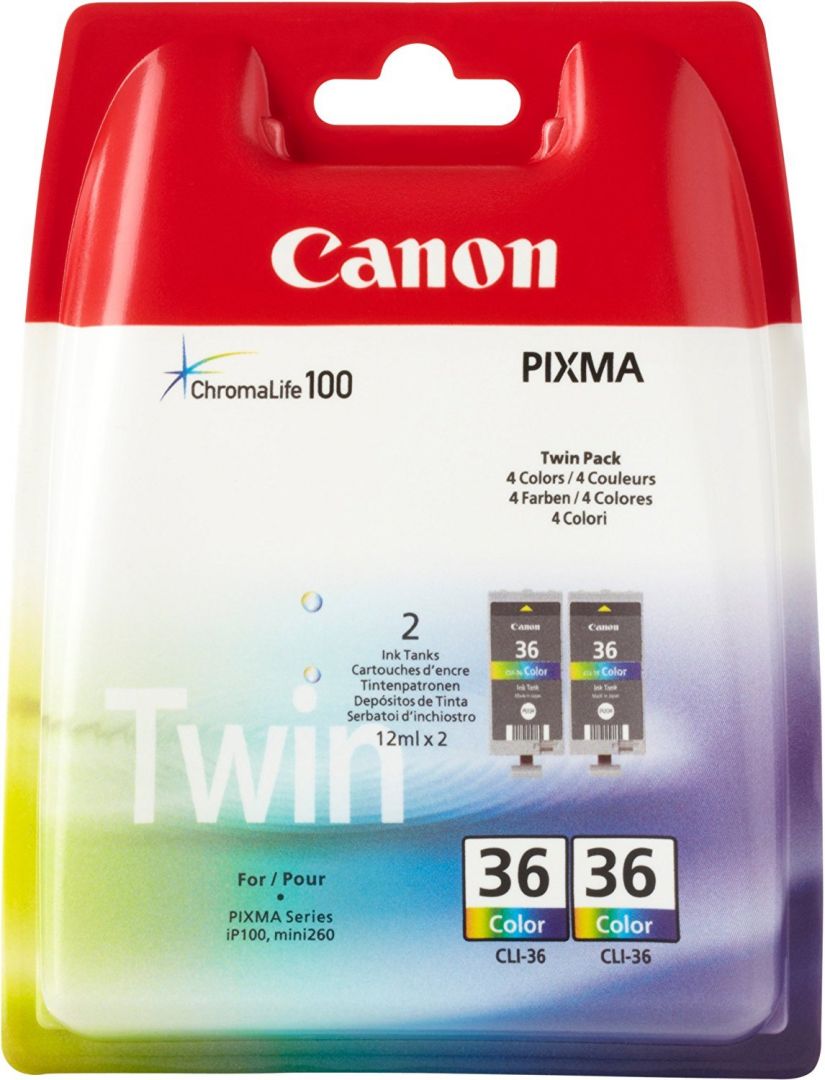Canon CLI-36 Twin-Pack Color tintapatron Canon CLI-36 Twin-Pack Color tintapatron