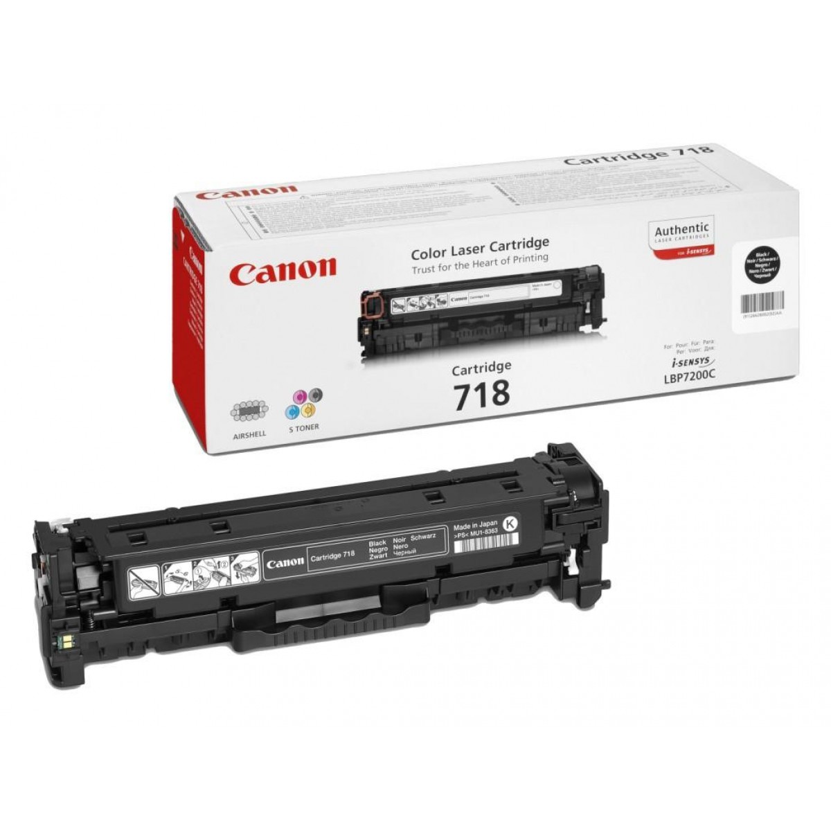 Toner Canon CRG 718 Black toner Toner Canon CRG 718 Black toner