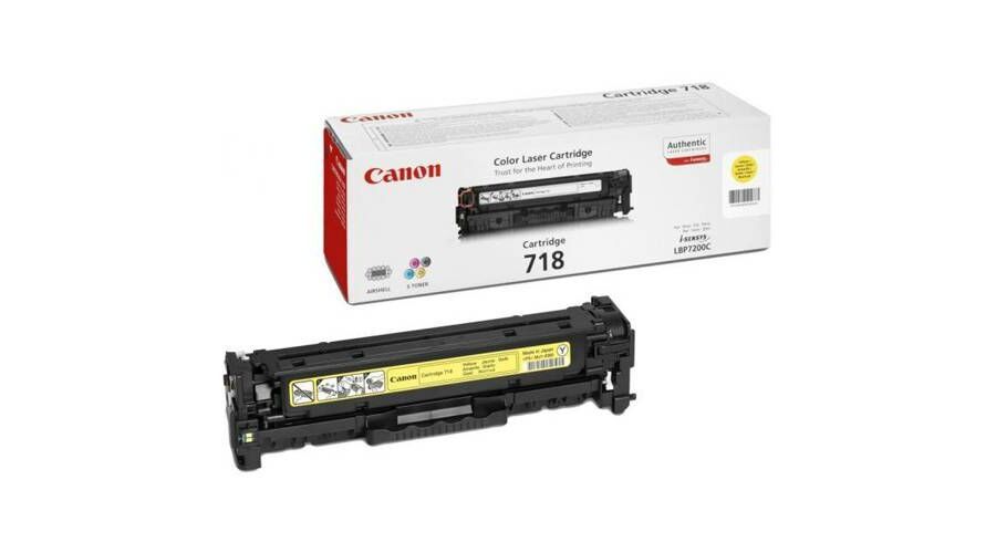 Toner Canon CRG 718 Yellow toner Toner Canon CRG 718 Yellow toner