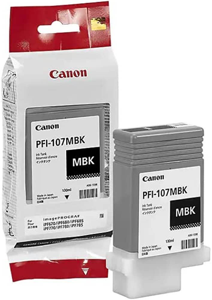 Canon PFI-107BK Matt Black tintapatron Canon PFI-107BK Matt Black tintapatron