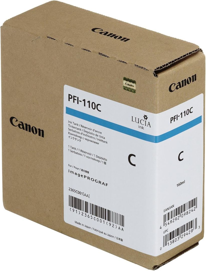 Canon PFI-110 Cyan tintapatron Canon PFI-110 Cyan tintapatron