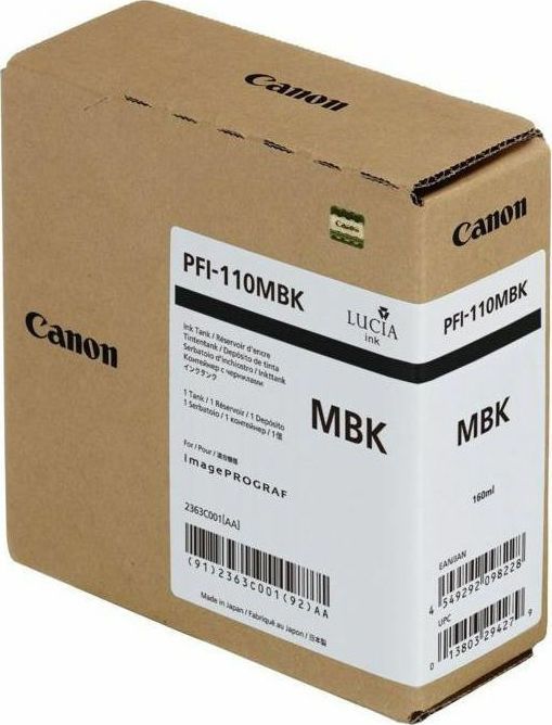 Canon PFI-110 Matt Black tintapatron Canon PFI-110 Matt Black tintapatron