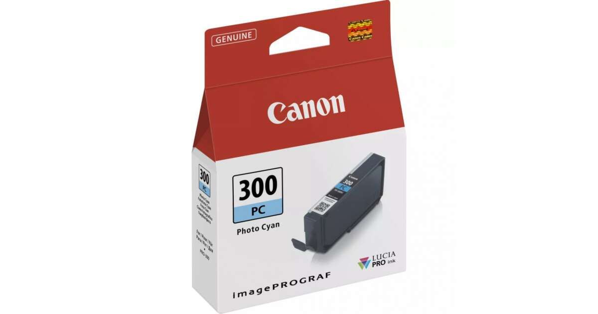 Canon PFI-300 Photo Cyan tintapatron Canon PFI-300 Photo Cyan tintapatron