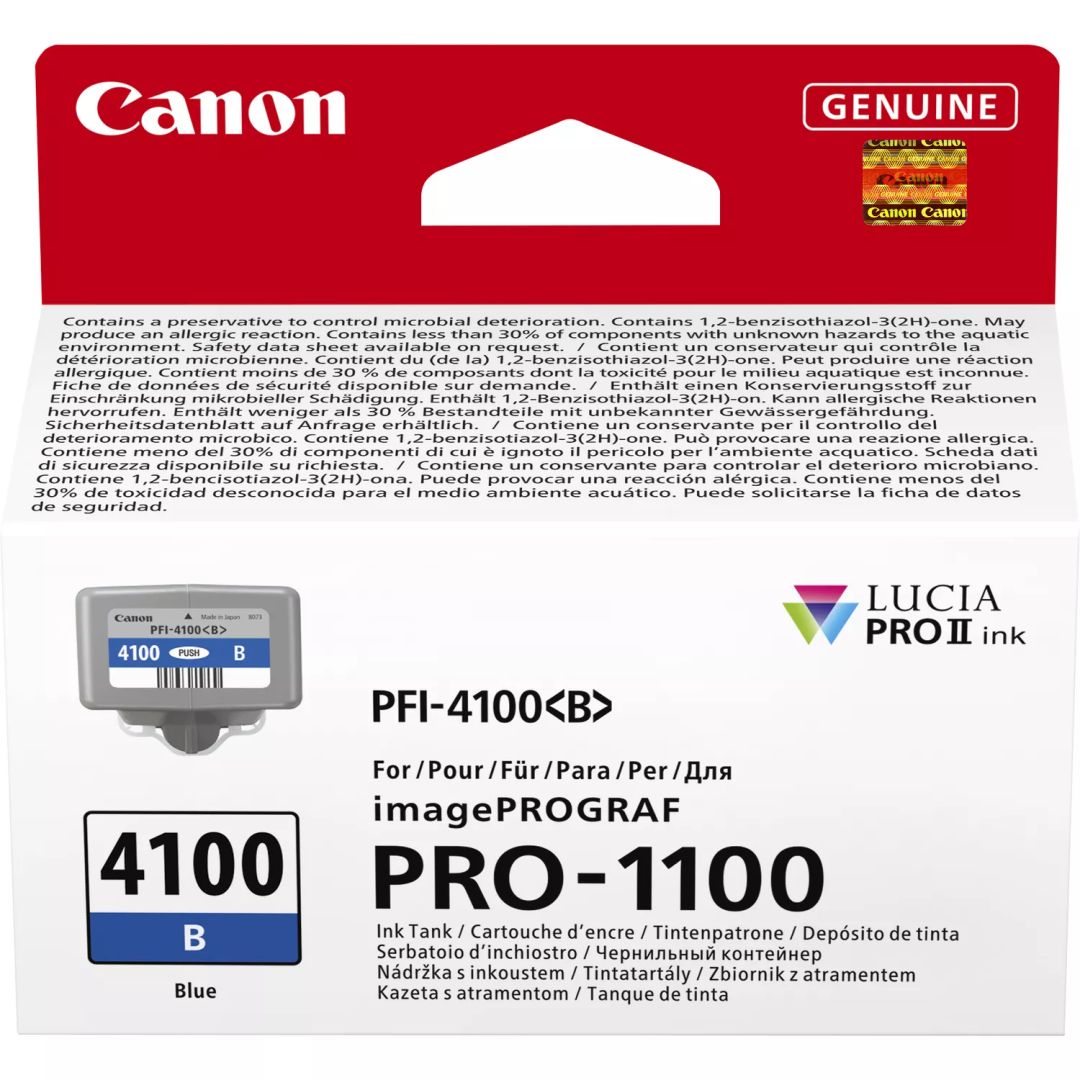 Canon PFI-4100 Blue tintapatron Canon PFI-4100 Blue tintapatron