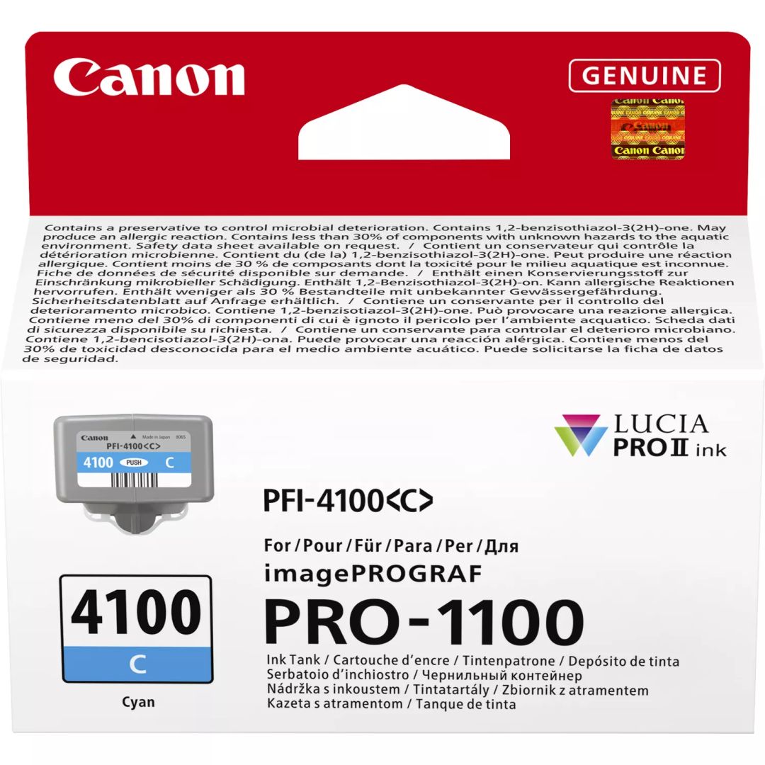 Canon PFI-4100 Cyan tintapatron Canon PFI-4100 Cyan tintapatron