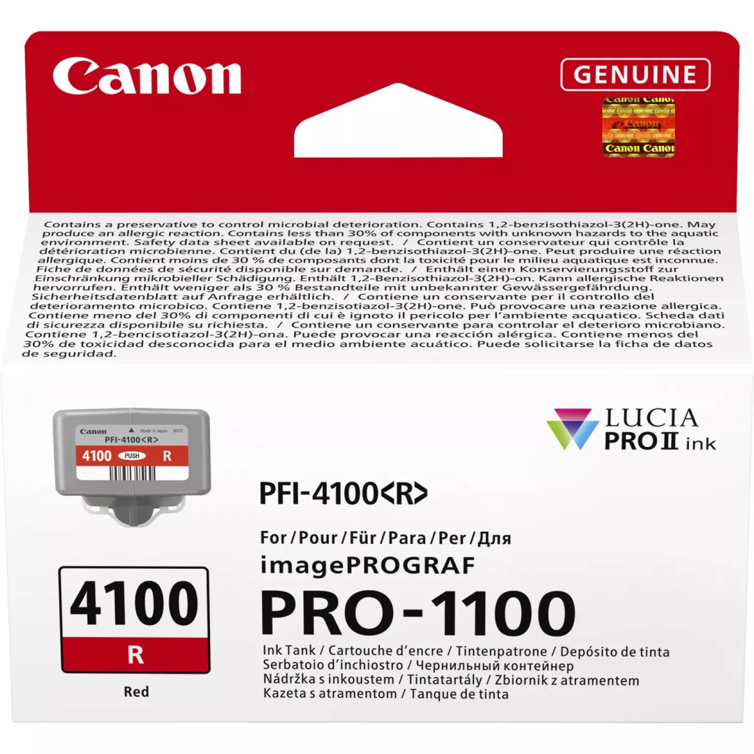 Canon PFI-4100 Red tintapatron Canon PFI-4100 Red tintapatron