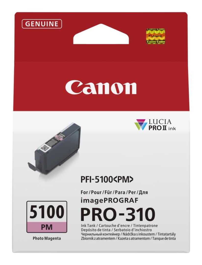Canon PFI-5100 Photo Magenta tintapatron Canon PFI-5100 Photo Magenta tintapatron