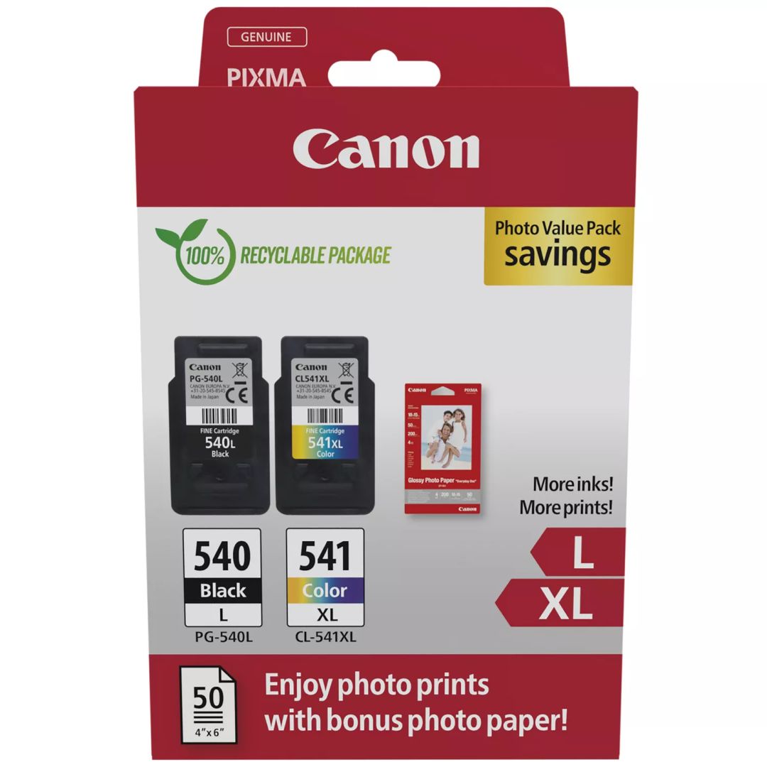 Canon PG-540L/CL-541XL Photo Pack Canon PG-540L/CL-541XL Photo Pack