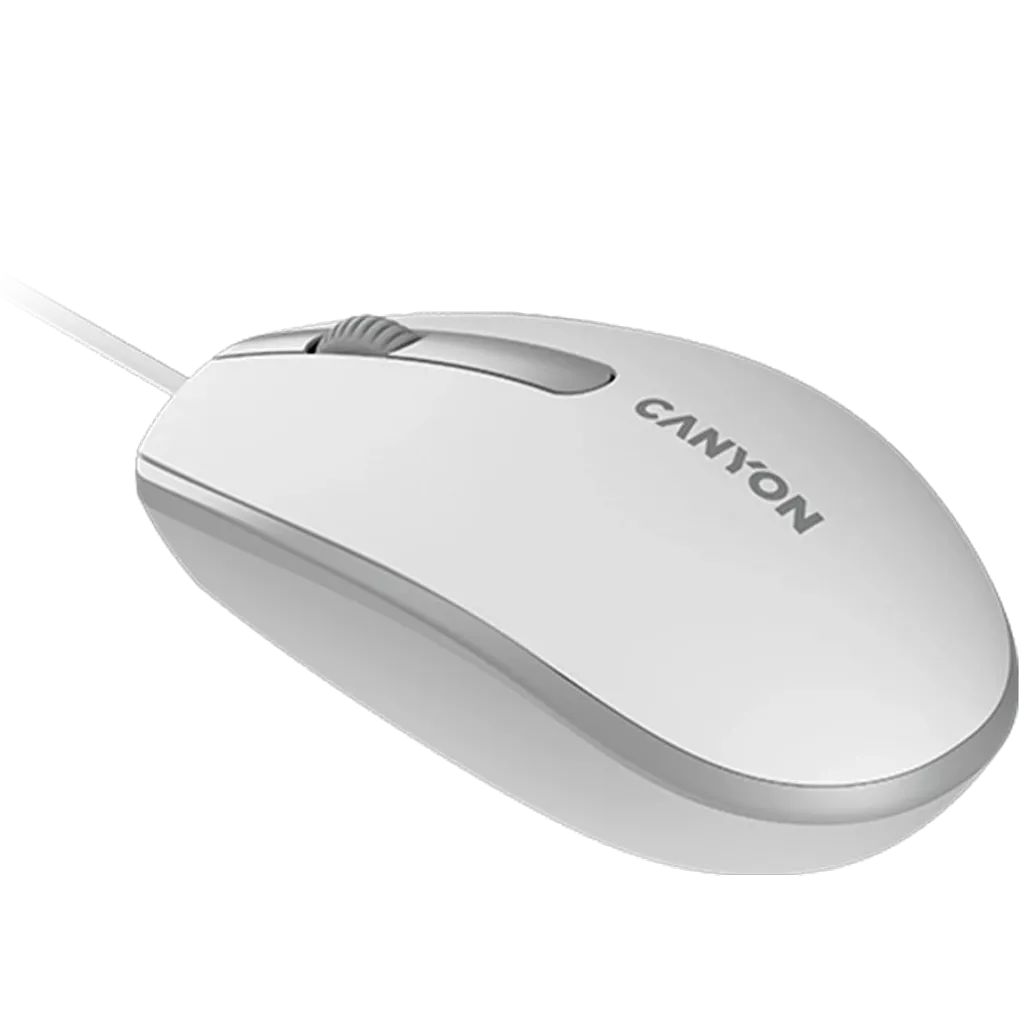 Canyon CNE-CMS10WG wired mouse White/Grey Canyon CNE-CMS10WG wired mouse White/Grey
