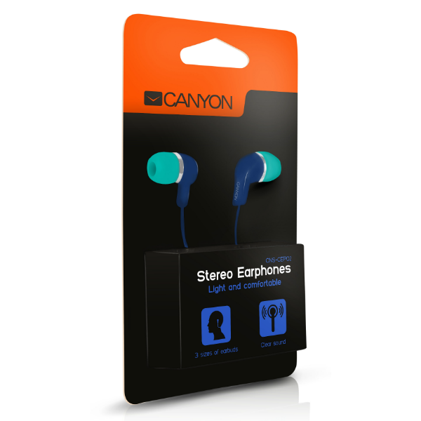 Canyon CNS-CEPM02GBL Headset Green/Blue Canyon CNS-CEPM02GBL Headset Green/Blue