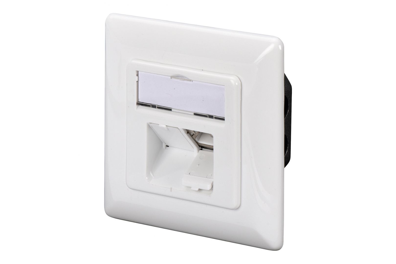 Hálózati eszközök Digitus DN-9008-1 csatlakozóaljzat 2 x RJ-45 White