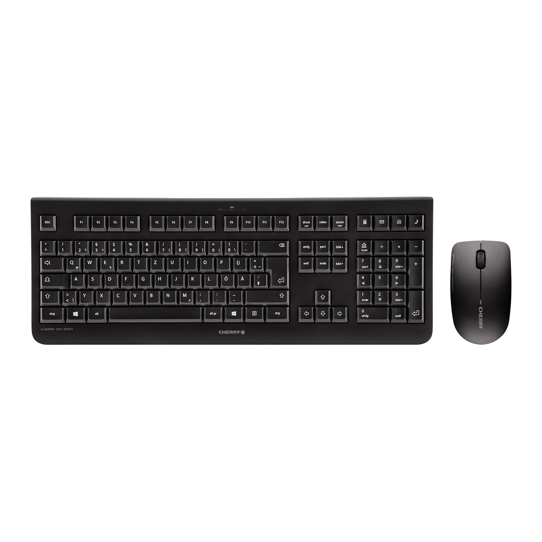 Billentyűzet Cherry DW 3000 wireless billentyűzet + egér Black HU Billentyűzet Cherry DW 3000 wireless billentyűzet + egér Black HU