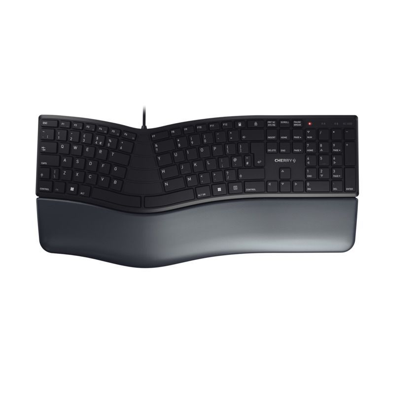 Billentyűzet Cherry KC 4500 Ergo billentyűzet Black UK