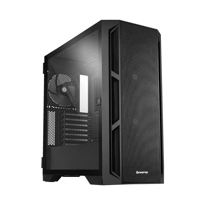 Ház Chieftec Apex Air Tempered Glass Black Ház Chieftec Apex Air Tempered Glass Black