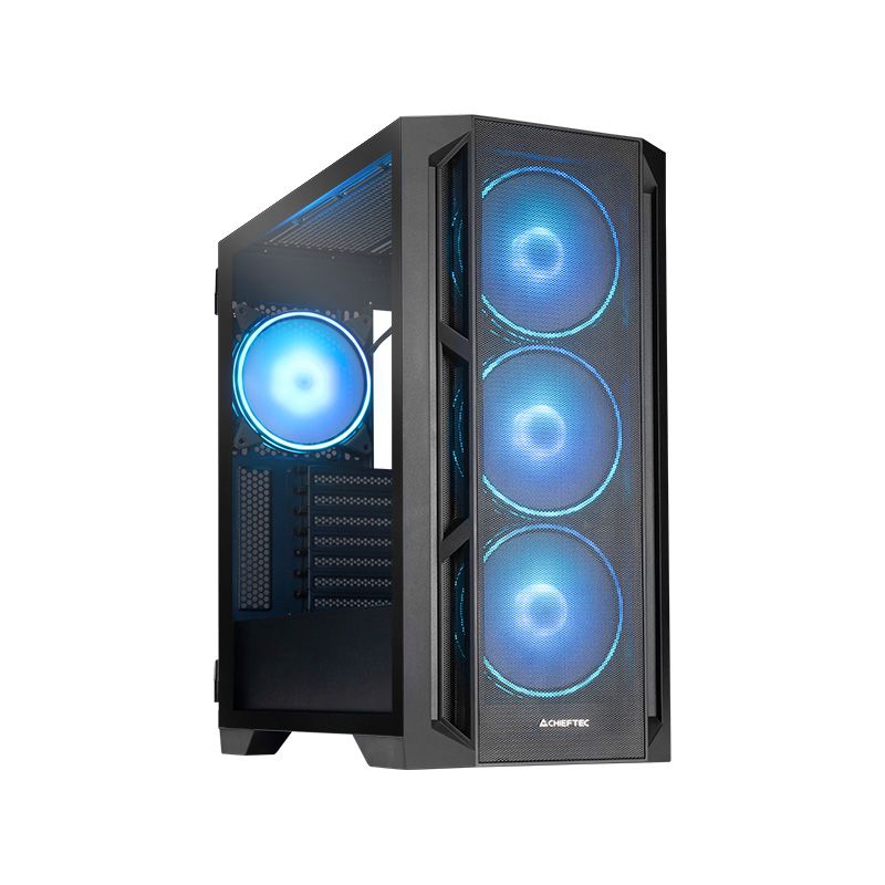 Chieftec Apex Lumo Tempered Glass Black Chieftec Apex Lumo Tempered Glass Black