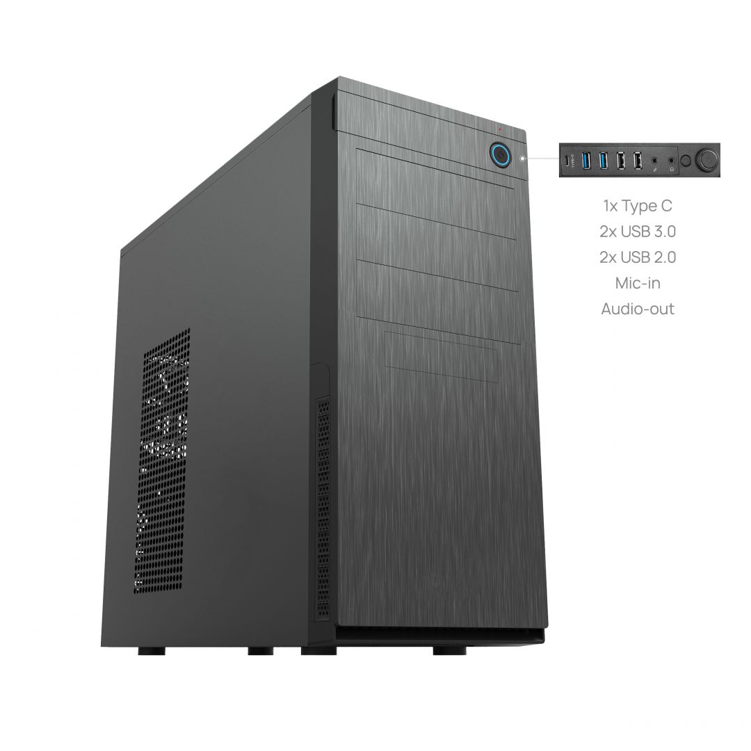 Ház Chieftec Elox HC-10B-OP Black Ház Chieftec Elox HC-10B-OP Black