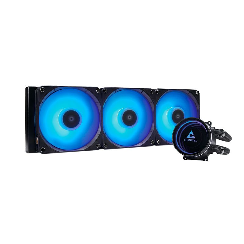 Ventilátorok, Hűtők, Előlapi panelek Chieftec Iceberg 360 RGB AiO CPU Cooler Black