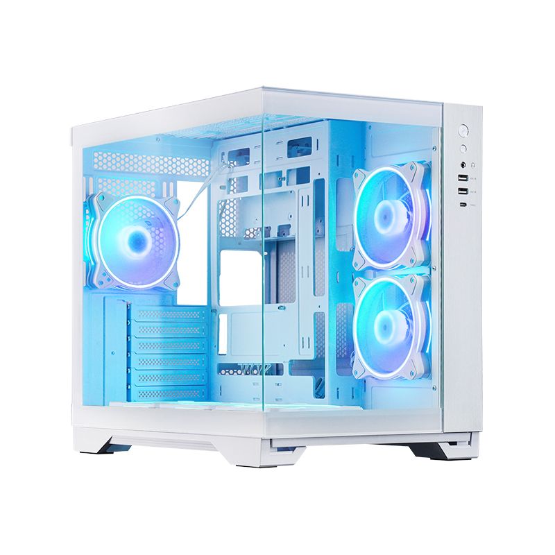 Ház Chieftec Visio Tempered Glass White Ház Chieftec Visio Tempered Glass White