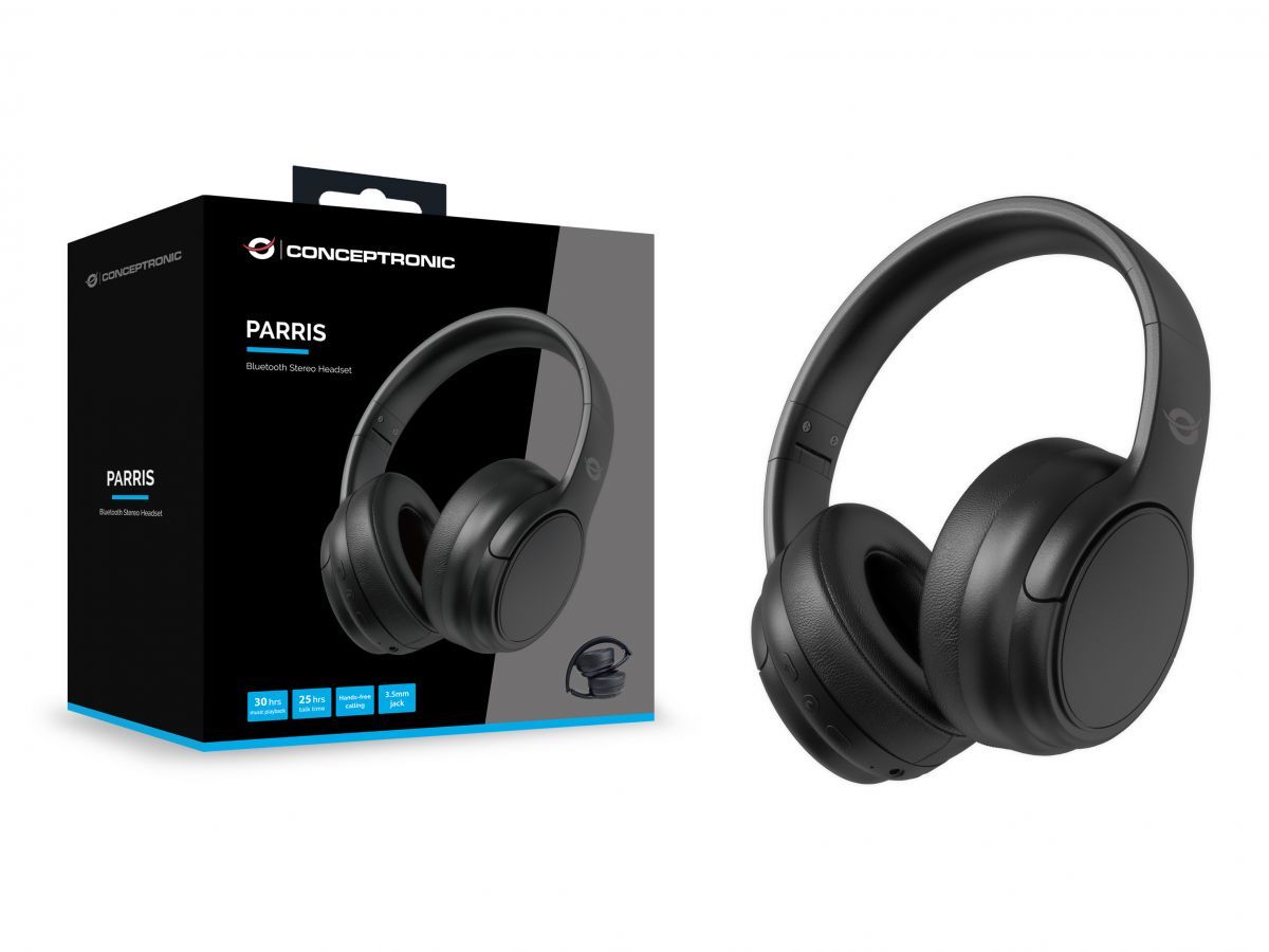 Conceptronic PARRIS03B Bluetooth Headset Black Conceptronic PARRIS03B Bluetooth Headset Black