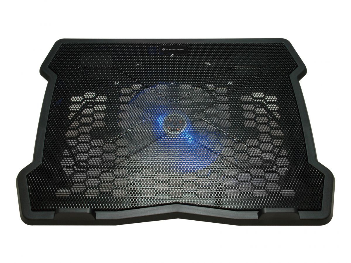 Notebook kiegészítő Conceptronic  THANA05B 1-Fan Laptop Cooling Pad Black