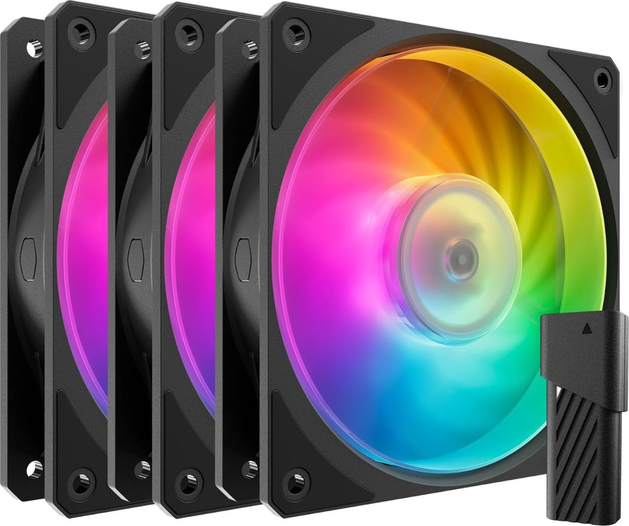 Ventilátorok, Hűtők, Előlapi panelek Cooler Master Mobius 120P ARGB (3Pack) Black Ventilátorok, Hűtők, Előlapi panelek Cooler Master Mobius 120P ARGB (3Pack) Black