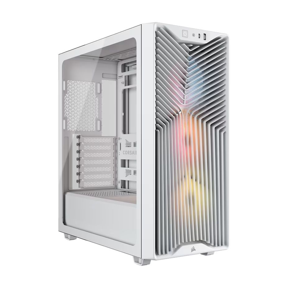 Ház Corsair 3200D RS ARGB Tempered Glass White Ház Corsair 3200D RS ARGB Tempered Glass White