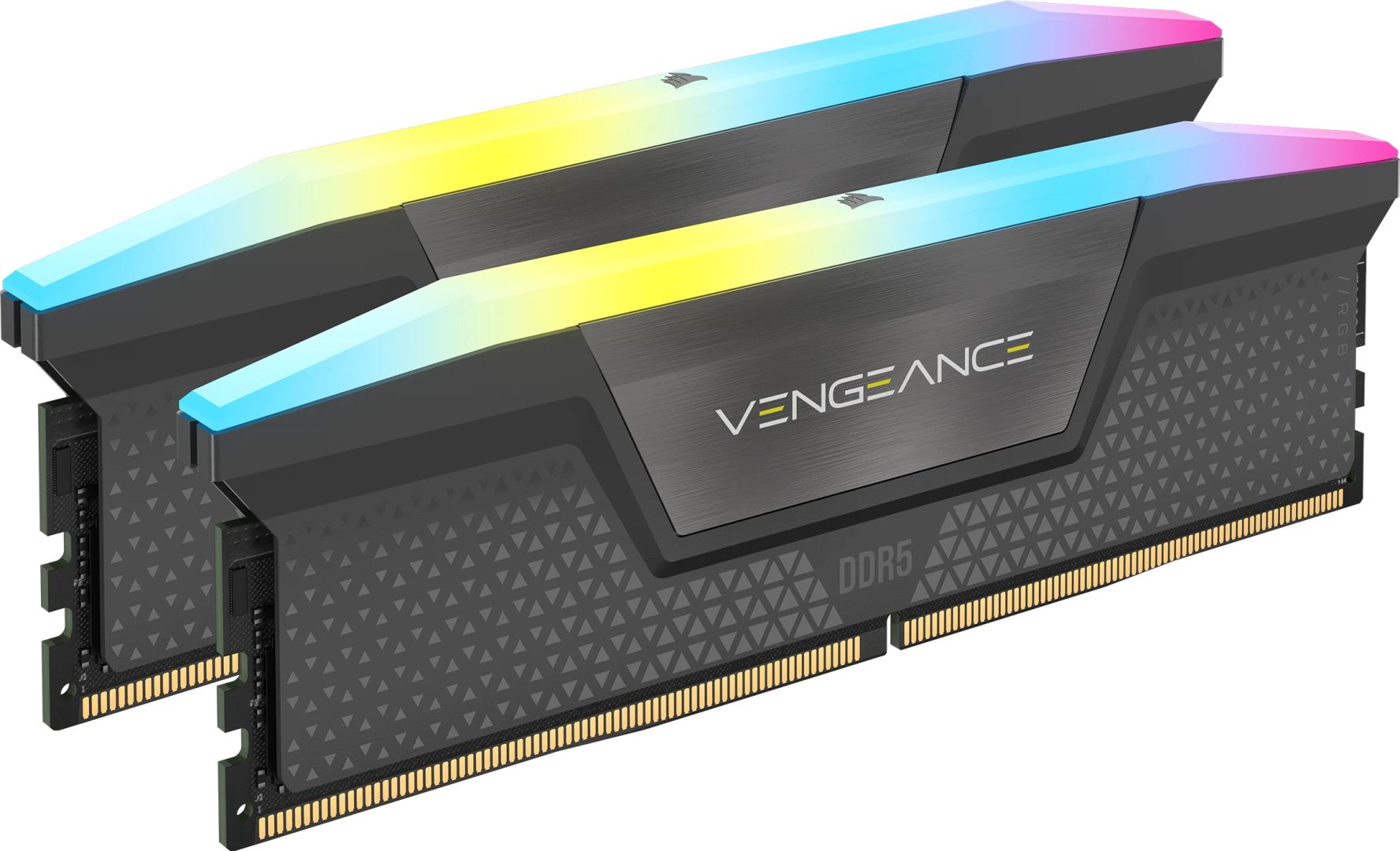 Memória Corsair 32GB DDR5 6000MHz Kit(2x16GB) Vengeance RGB AMD Expo Black Memória Corsair 32GB DDR5 6000MHz Kit(2x16GB) Vengeance RGB AMD Expo Black