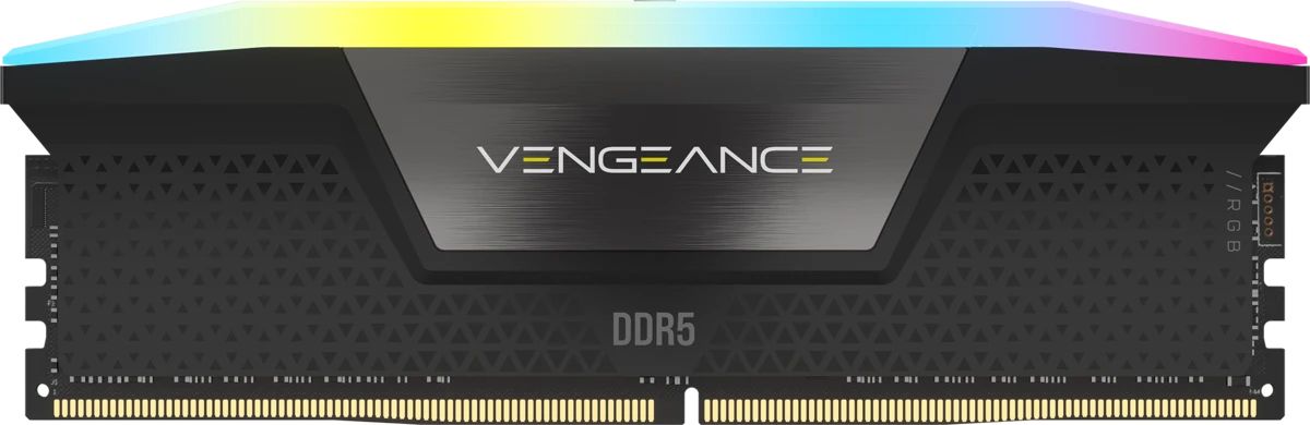Memória Corsair 8GB DDR5 5200MHz Vengeance RGB Black Memória Corsair 8GB DDR5 5200MHz Vengeance RGB Black