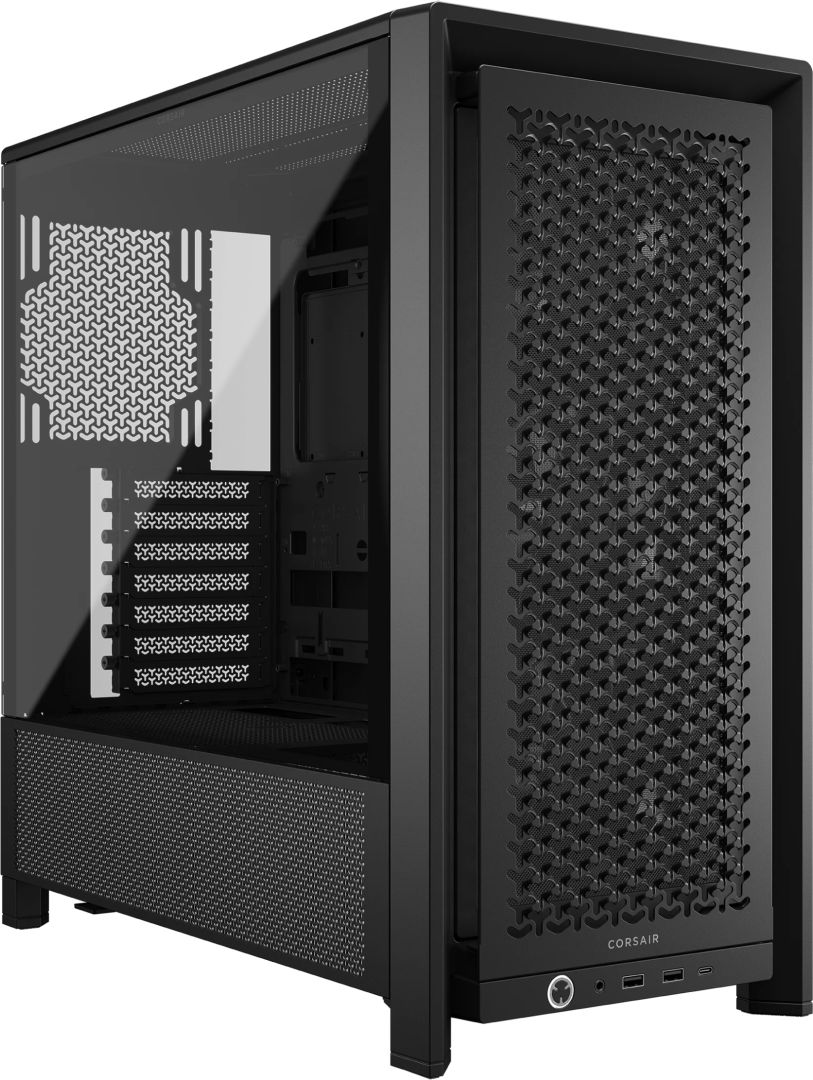 Ház Corsair Frame 4000D RS Tempered Glass Black