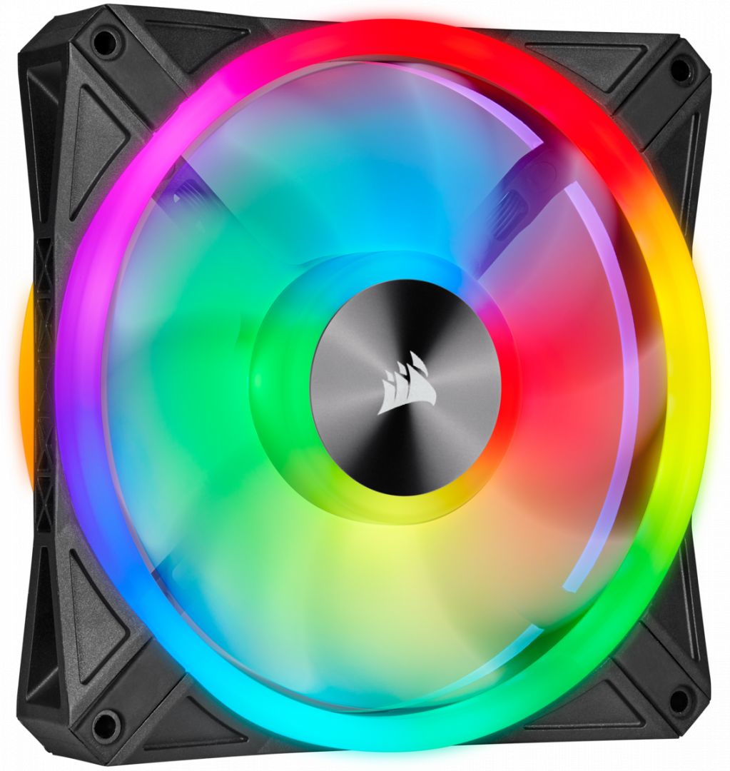 Ventilátorok, Hűtők, Előlapi panelek Corsair iCUE QL140 RGB PWM Single Fan Ventilátorok, Hűtők, Előlapi panelek Corsair iCUE QL140 RGB PWM Single Fan