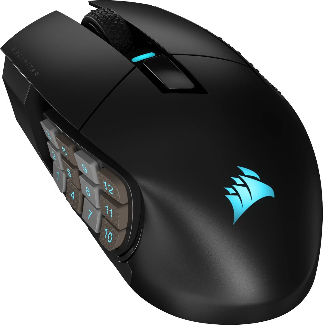 Corsair Scimitar Elite Wireless MOBA/MMO Black Corsair Scimitar Elite Wireless MOBA/MMO Black