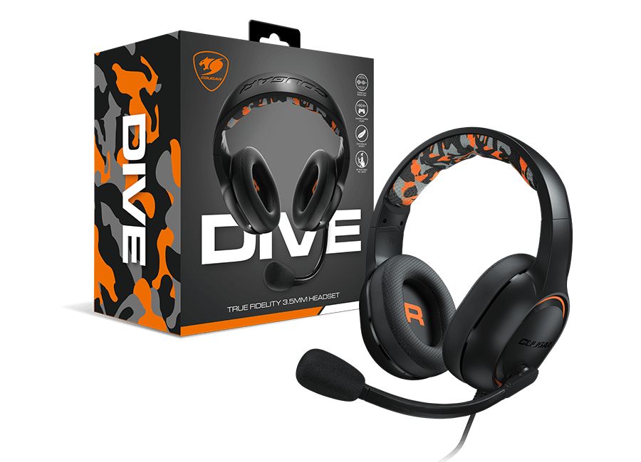 Cougar Dive Headset Black Cougar Dive Headset Black