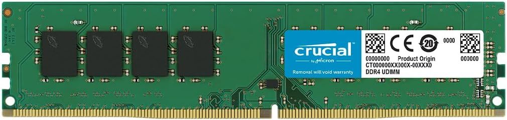 Memória Crucial 8GB DDR4 3200MHz Basics