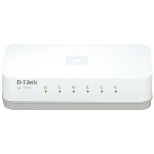 Switch D-Link GO-SW-5E 5-Port Fast Ethernet Easy Desktop Switch Switch D-Link GO-SW-5E 5-Port Fast Ethernet Easy Desktop Switch