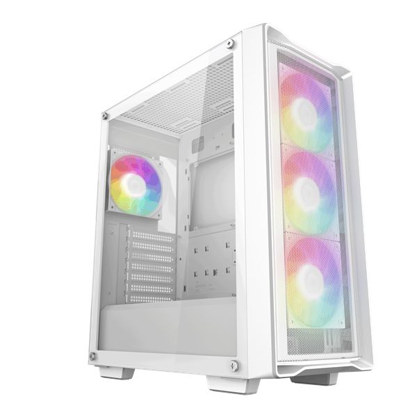Ház DeepCool CC560 MESH V2 Tempered Glass White
