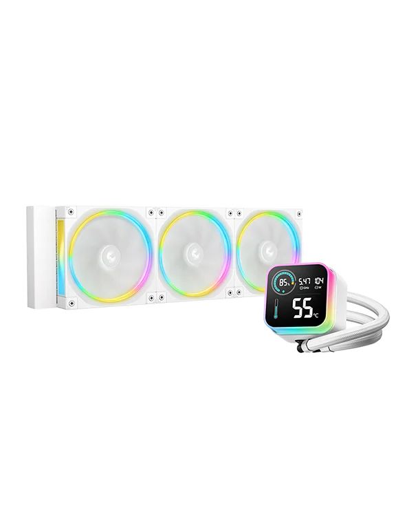 Ventilátorok, Hűtők, Előlapi panelek DeepCool LQ360 ULTRA ARGB WH