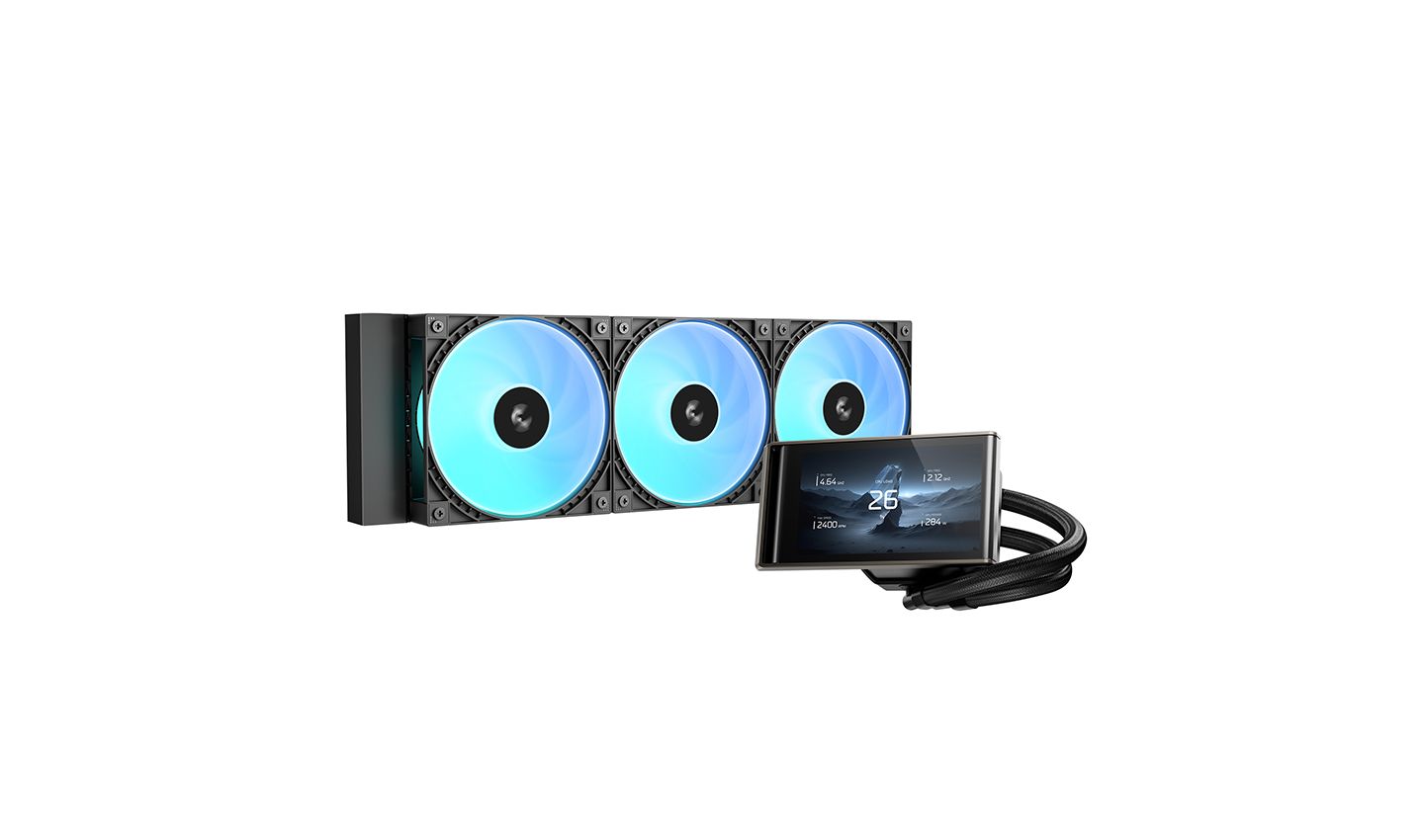 Ventilátorok, Hűtők, Előlapi panelek DeepCool LT360 VISION ARGB