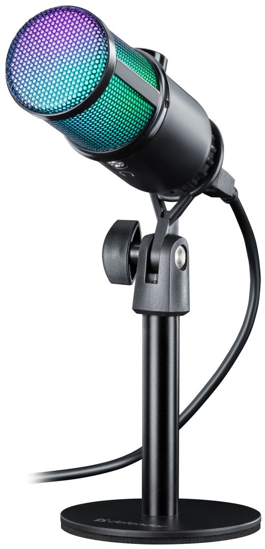 Defender Glow GMC 400 Gaming Stream Microphone Black Defender Glow GMC 400 Gaming Stream Microphone Black