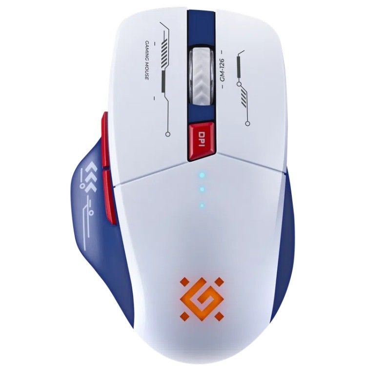 Defender Tisa GM-126 Wireless Bluetooth Gaming Mouse White Defender Tisa GM-126 Wireless Bluetooth Gaming Mouse White