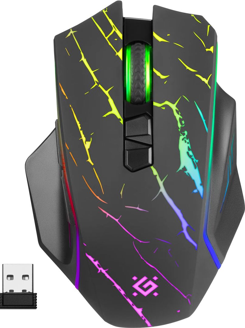 Defender Uran GM-503 Wireless RGB Gaming Mouse Black Defender Uran GM-503 Wireless RGB Gaming Mouse Black