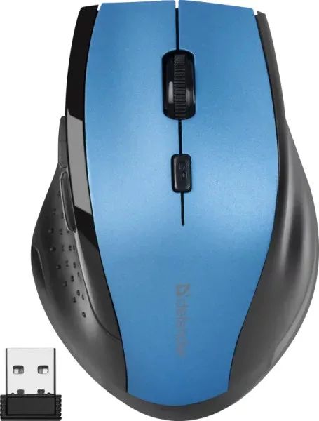 Defender MM-365 Wireless Mouse Black/Blue Defender MM-365 Wireless Mouse Black/Blue
