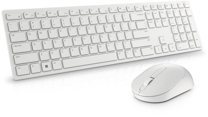 Billentyűzet Dell KM5221W Pro Wireless Keyboard and Mouse White HU Billentyűzet Dell KM5221W Pro Wireless Keyboard and Mouse White HU