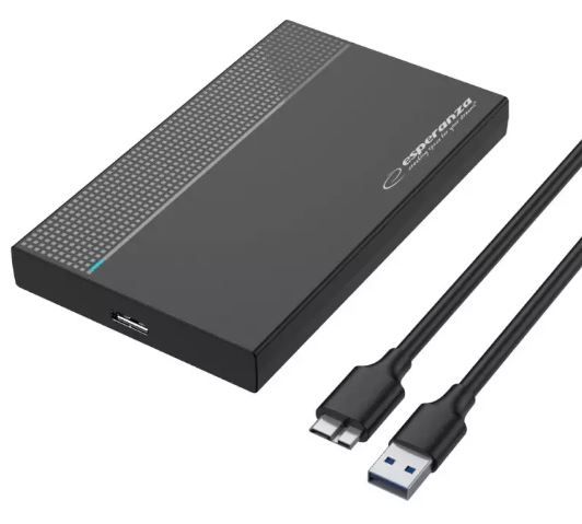 Mobilrack / Beépítő keret Esperanza EBA102 KÜLSŐ HDD/SSD TOK 2.5 Mobilrack / Beépítő keret Esperanza EBA102 KÜLSŐ HDD/SSD TOK 2.5
