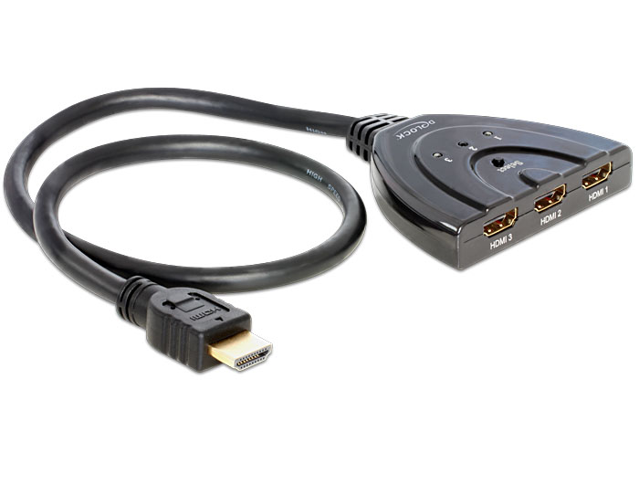 Switch DeLock HDMI 3 - 1 Switch bidirectional Switch DeLock HDMI 3 - 1 Switch bidirectional