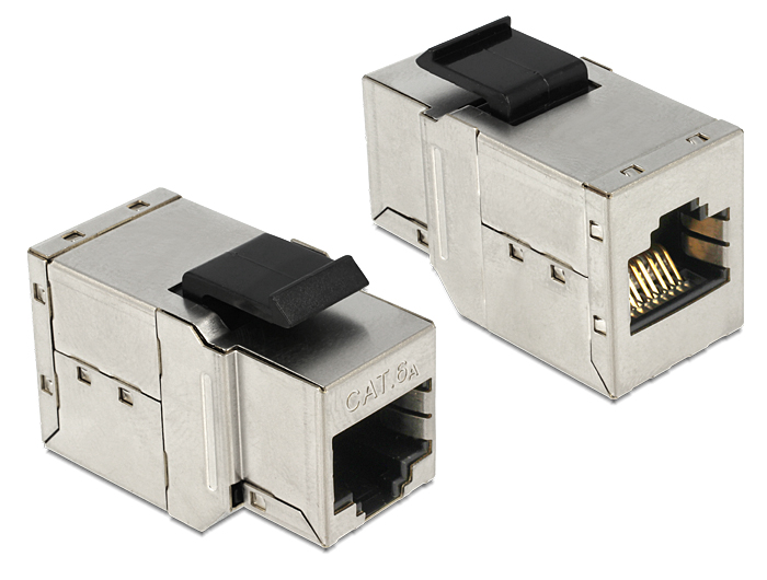 Hálózati eszközök DeLock Keystone modul, RJ45-aljzat > RJ45-aljzat, Cat.6A Hálózati eszközök DeLock Keystone modul, RJ45-aljzat > RJ45-aljzat, Cat.6A