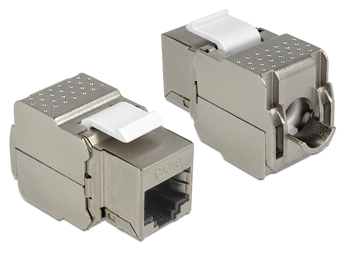 Hálózati eszközök DeLock RJ45 anya > RJ45 anya Cat.6 Keystone modul Hálózati eszközök DeLock RJ45 anya > RJ45 anya Cat.6 Keystone modul