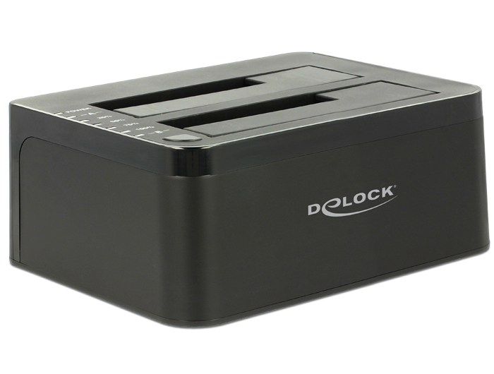 Mobilrack / Beépítő keret DeLock SATA to USB3.0 Dual Dockingstation klónozási funkcióval Mobilrack / Beépítő keret DeLock SATA to USB3.0 Dual Dockingstation klónozási funkcióval