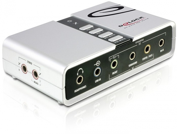DeLock Sound box 7.1 USB Hangkártya DeLock Sound box 7.1 USB Hangkártya